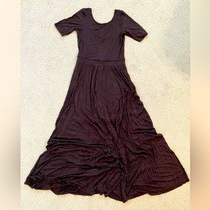 Jersey material fitted maxi!